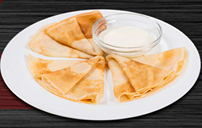 Блинчики со сметаной