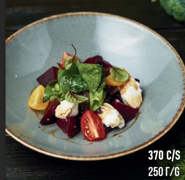 Свекольный салат с твор. сыром