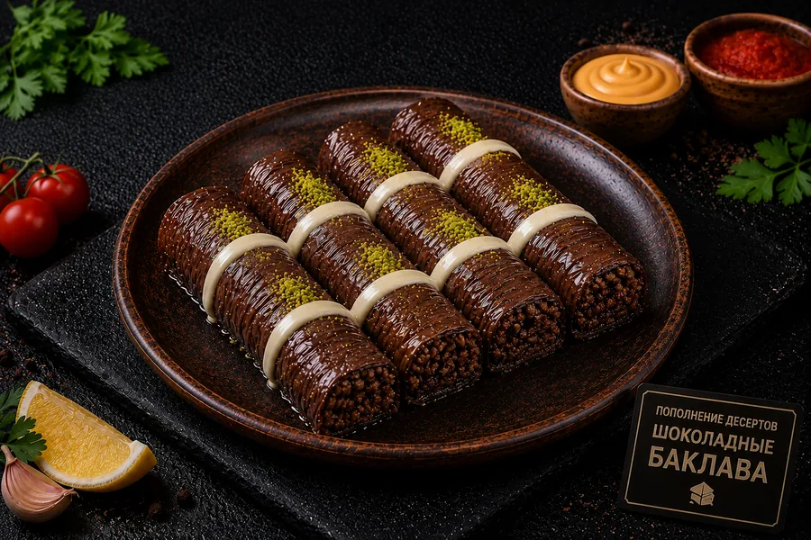Мини шоко баклава