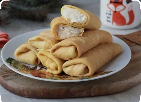 Блинчики с творогом