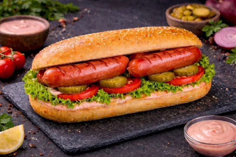 Сонвич с сосисками