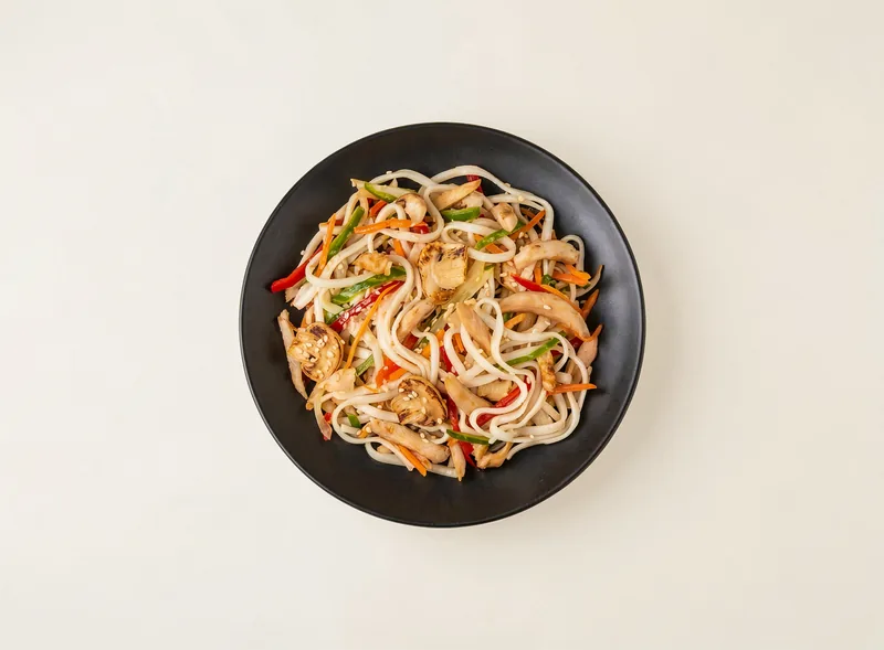 Удон с курицей