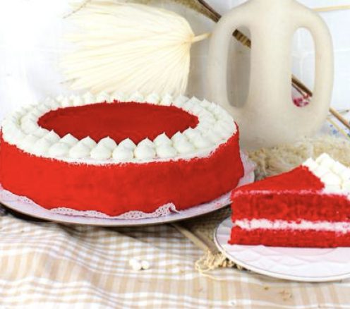 Красный бархат большой